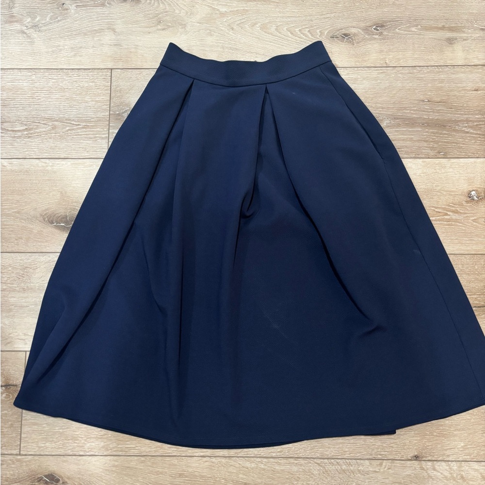 Leyden Classic Navy A-Line Skirt